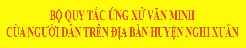 QUY TẮC ỨNG XỬ