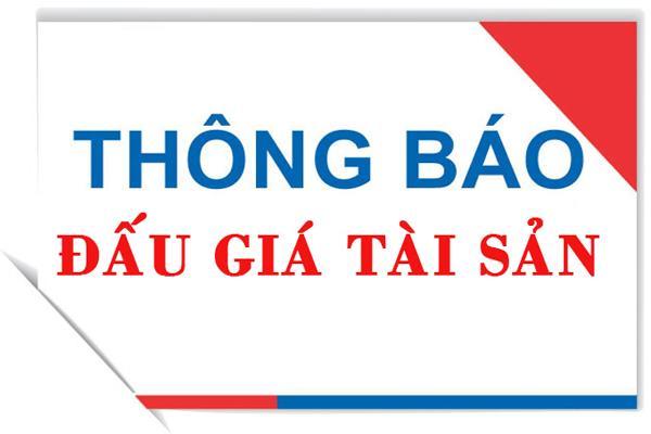 Thông báo bán đấu giá tài sản