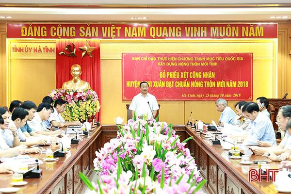 Hà Tĩnh đề nghị trung ương công nhận huyện Nghi Xuân đạt chuẩn NTM