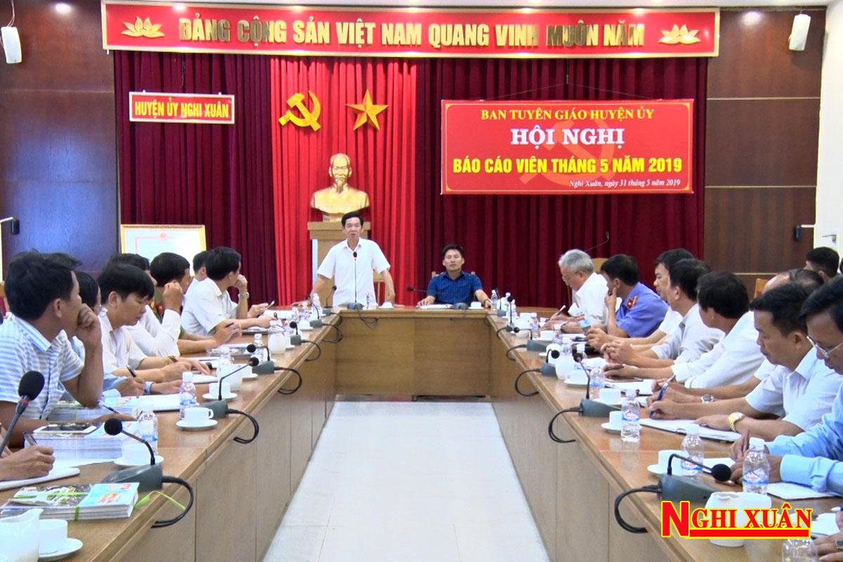 Hội nghị báo cáo viên tháng 5/2019