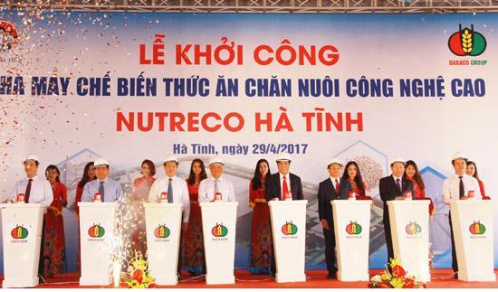 Khởi công Nhà máy chế biến thức ăn chăn nuôi công nghệ cao tại Nghi Xuân - Hà Tĩnh