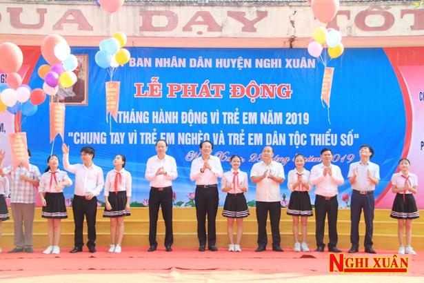 Huyện Nghi Xuân phát động “Tháng hành động vì trẻ em” 2019