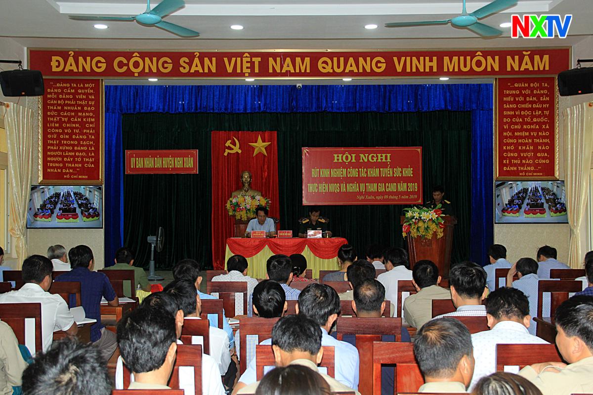 Sơ kết công tác khám tuyển sức khỏe nghĩa vụ quân sự và CAND 2019