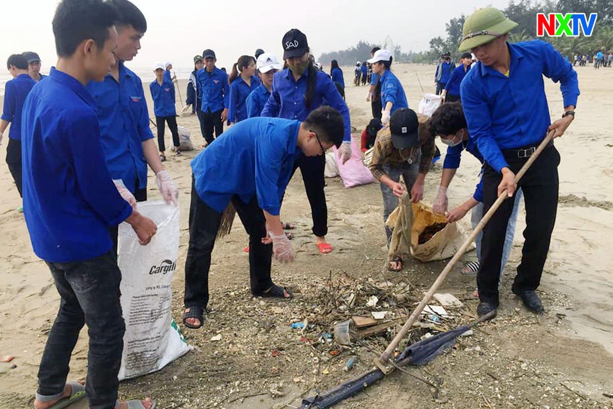 Thanh niên Nghi Xuân ra quân tình nguyện năm 2019