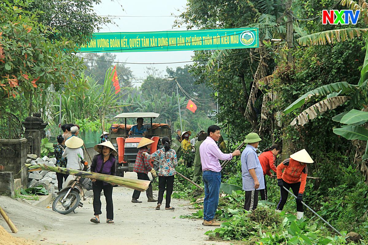 Nhân dân Xuân Liên quyết giữ vững và nâng cao các tiêu chí nông thôn mới