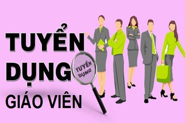 Thông báo tuyển dụng giáo viên văn hóa tiểu học