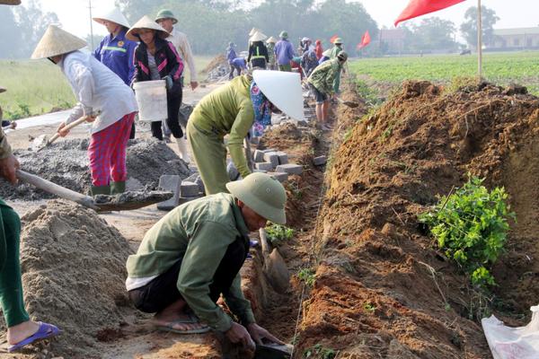 Xuân Thành đẩy mạnh phong trào quyết tâm đạt chuẩn NTM kiểu mẫu vào cuối năm 2018