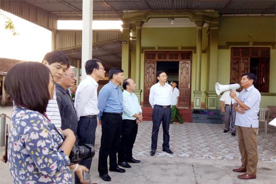 Văn phòng NTM Trung ương, Hội nhà báo Việt Nam khảo sát, tìm hiểu xây dựng NTM tại Nghi Xuân