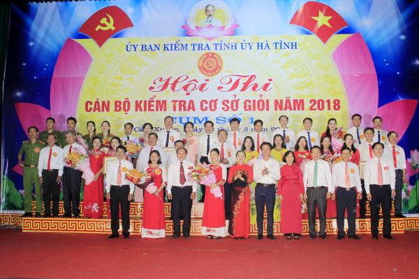 Thị trấn Xuân An đạt giải ba Hội thi cán bộ kiểm tra cơ sở giỏi Cụm số 1