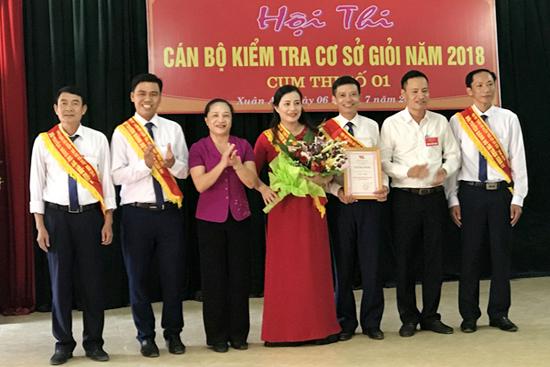 Hội thi cán bộ kiểm tra cơ sở giỏi cụm 1, cụm 2 thành công tốt đẹp