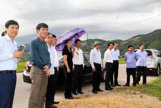 Huyện Nghi Xuân tham quan, trao đổi kinh nghiệm xây dựng NTM tại huyện Nam Đàn