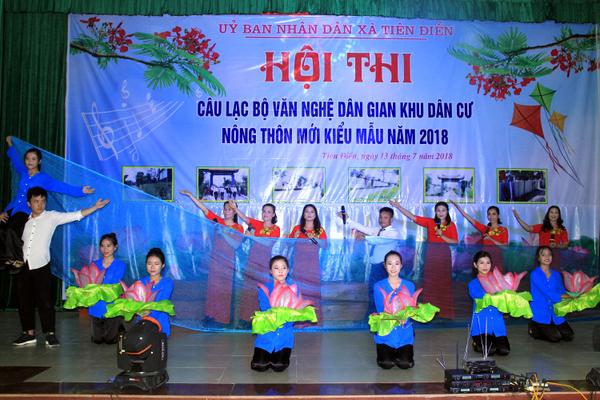 Hội thi CLB Văn nghệ dân gian khu dân cư NTM kiểu mẫu xã Tiên Điền