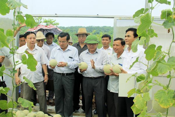 Đoàn cán bộ nguyên lãnh đạo tỉnh Nghệ Tĩnh và Hà Tĩnh tham quan NTM Nghi Xuân