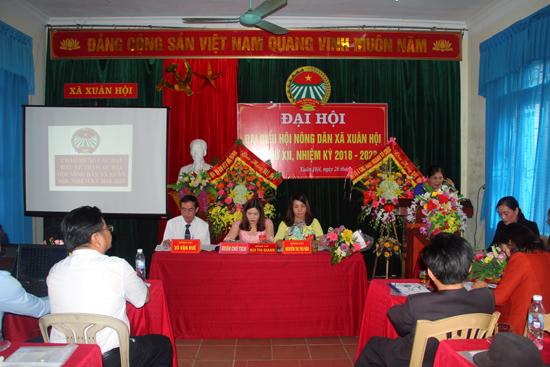 Hội Nông dân các xã Cổ Đạm, Xuân Hội đại hội nhiệm kỳ 2018-2023