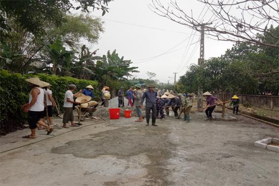 Xuân Viên đẩy mạnh phong trào xây dựng Khu dân cư nông thôn mới kiểu mẫu theo tính bền vững