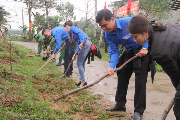 Thị trấn Xuân An phát động phong trào toàn dân tham gia xây dựng đô thị văn minh năm 2017