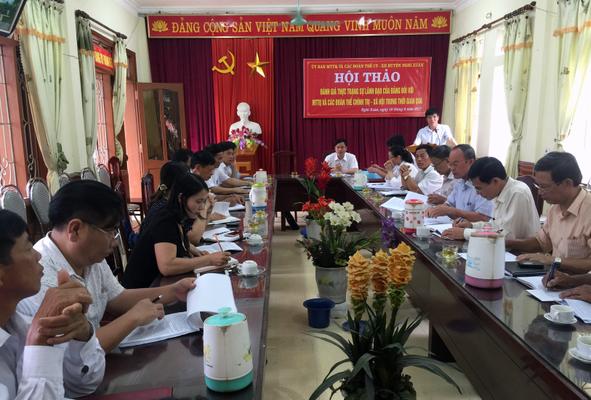 Hội thảo đánh giá thực trạng sự lãnh đạo của Đảng đối với hoạt động của MTTQ và các đoàn thể chính trị xã hội