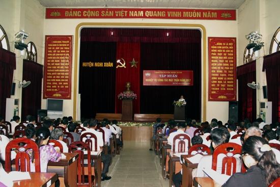 Tập huấn nghiệp vụ công tác Mặt trận năm 2017