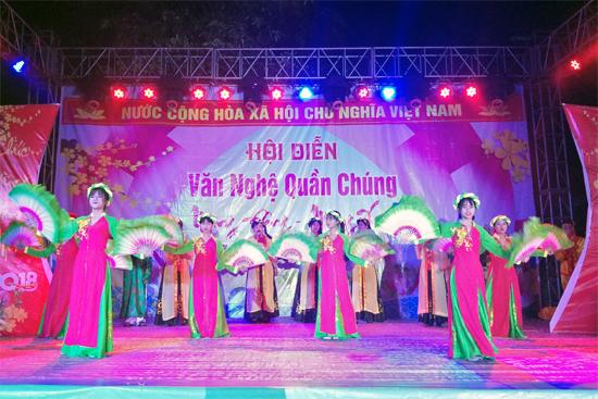 Xuân Mỹ: Đặc sắc hội diễn văn nghệ quần chúng mừng Đảng mừng Xuân