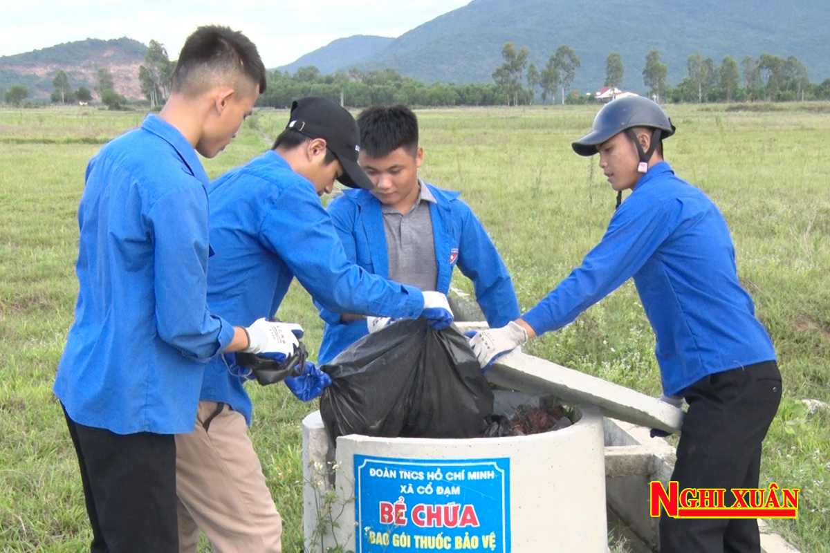 Bể chứa bao bì thuốc bảo vệ thực vật góp phần bảo vệ môi trường