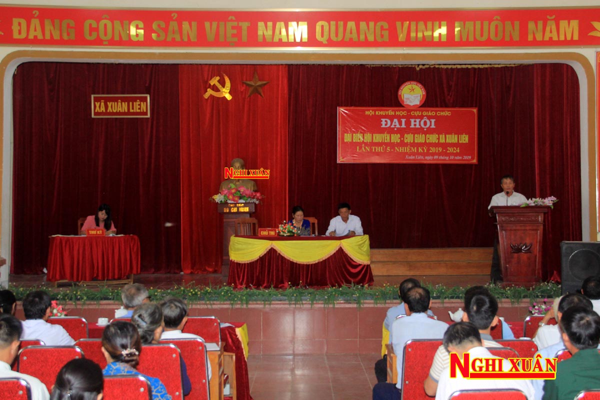 Hội Khuyến học - Cựu giáo chức các xã Xuân Liên, Xuân Lĩnh đại hội nhiệm kỳ 2019-2024