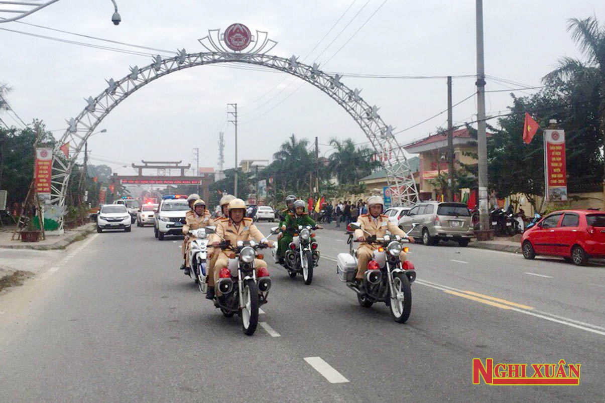 Công an Nghi Xuân ra quân tấn công trấn áp tội phạm dịp Tết Nguyên đán Canh Tý