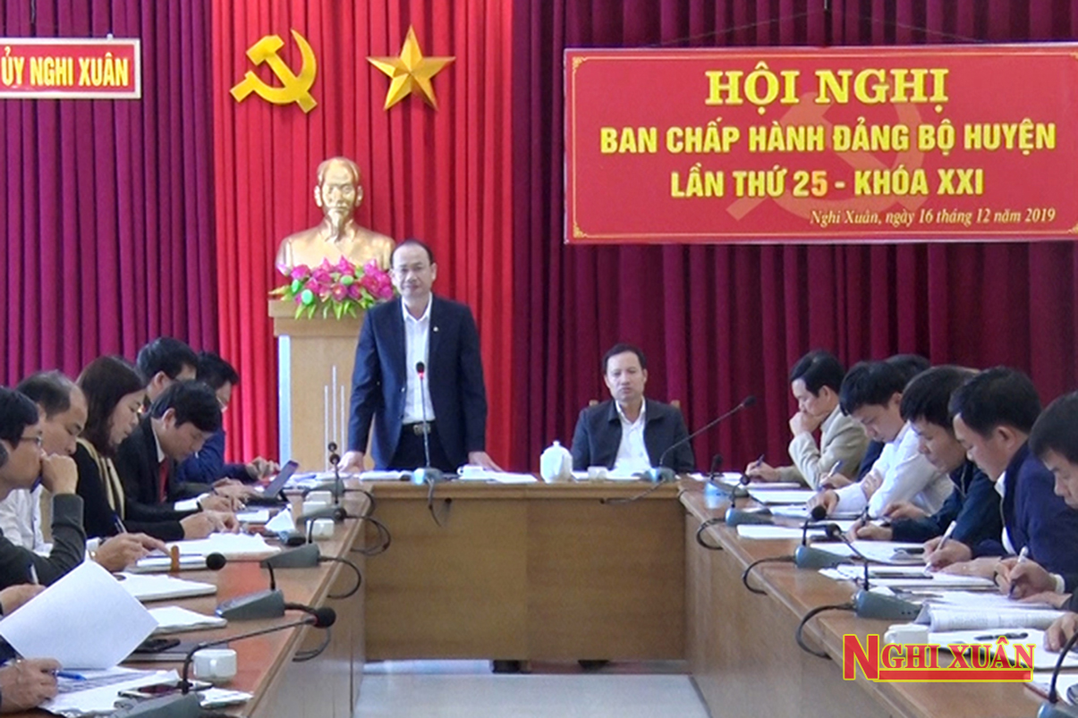 Hội nghị Ban chấp hành Đảng bộ huyện Nghi Xuân lần thứ 25 khóa XXI