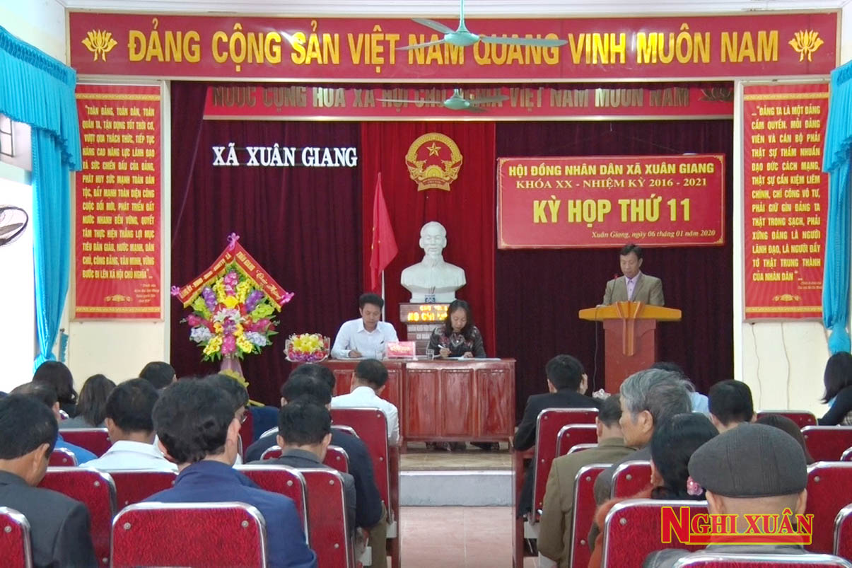 HĐND xã Xuân Giang tổ chức kỳ họp thứ 11