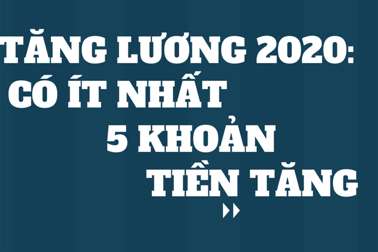 Tăng lương 2020: Các khoản tiền sẽ tăng theo lương