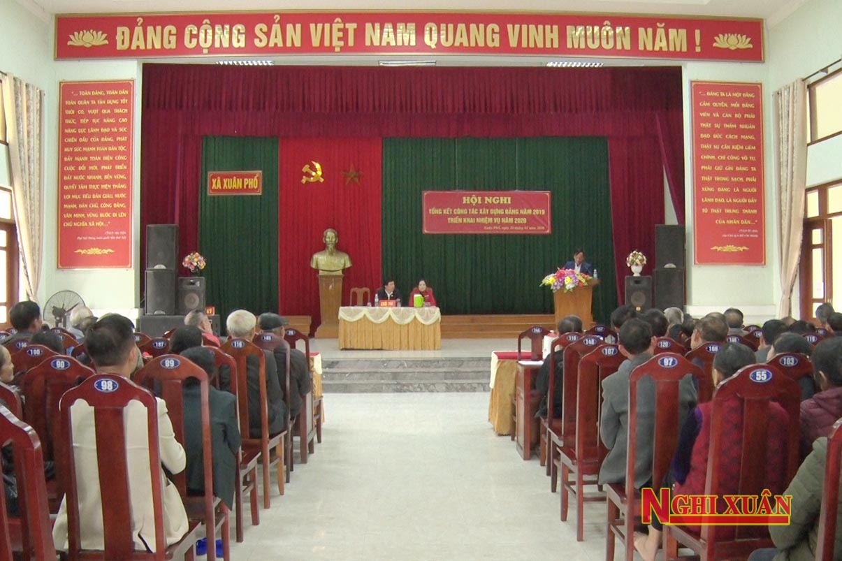 Đảng bộ xã Xuân Phổ tổ chức tổng kết công tác xây dựng Đảng năm 2019