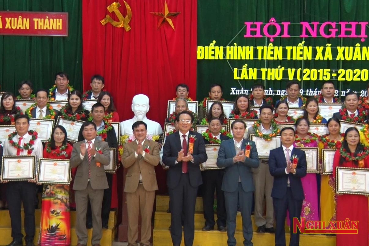 Xuân Thành biểu dương các điển hình tiên tiến giai đoạn 2015 -2020