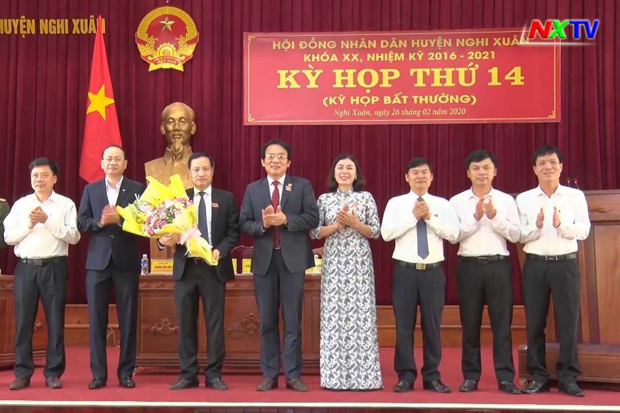 Nghi Xuân có tân Chủ tịch Hội đồng nhân dân huyện nhiệm kỳ 2016-2021