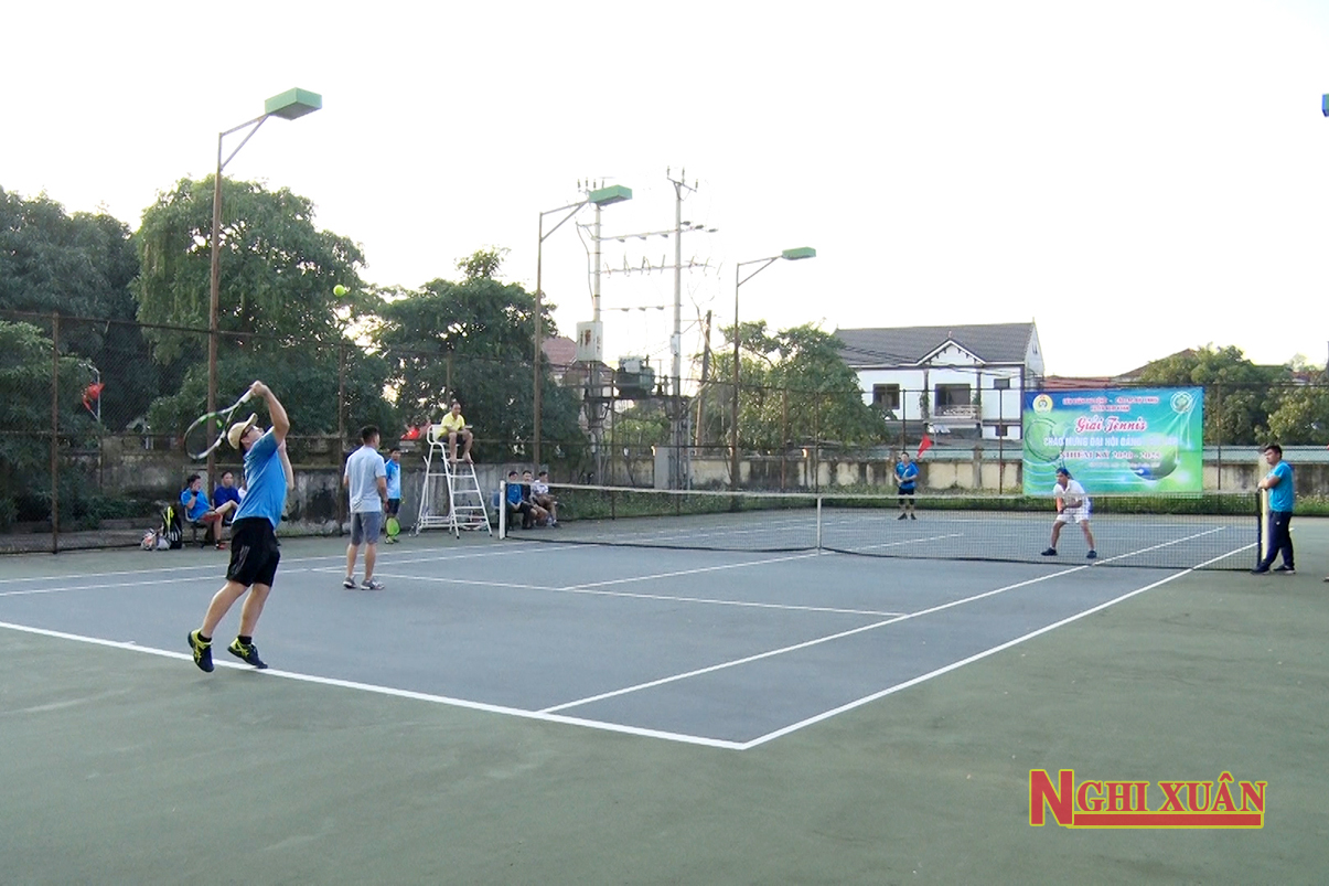 Giải Tennis chào mừng Đại hội Đảng các cấp