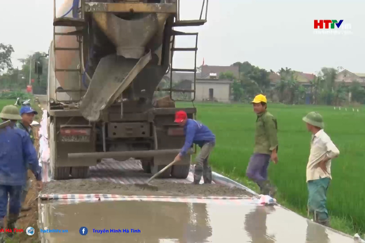 Xuân Giang đẩy mạnh làm giao thông nông thôn