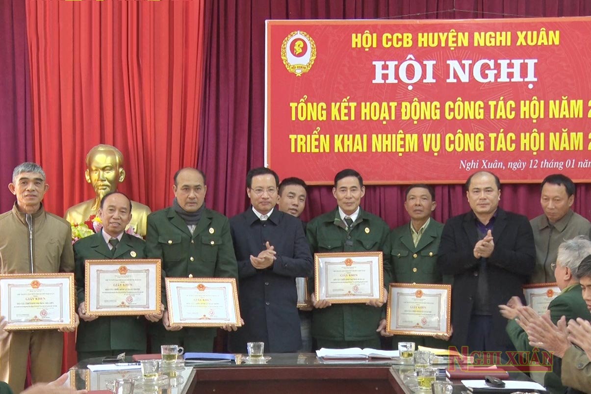 Hội Cựu chiến binh huyện Nghi Xuân phát động thi đua năm 2021