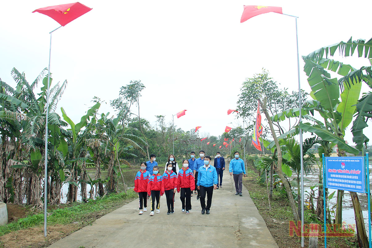 Tuổi trẻ Nghi Xuân hành động chào mừng thành công Đại hội Đảng toàn quốc lần thứ XIII