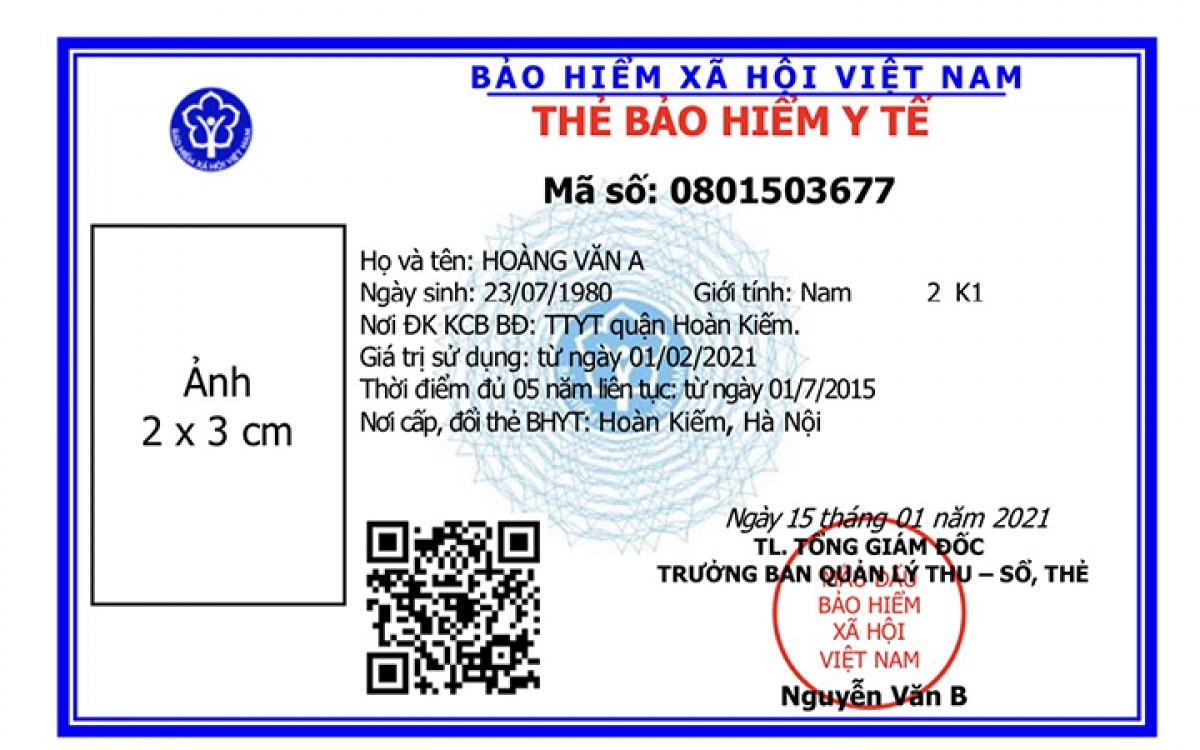 Những điểm khác biệt của thẻ BHYT mẫu mới triển khai từ 1/4/2021