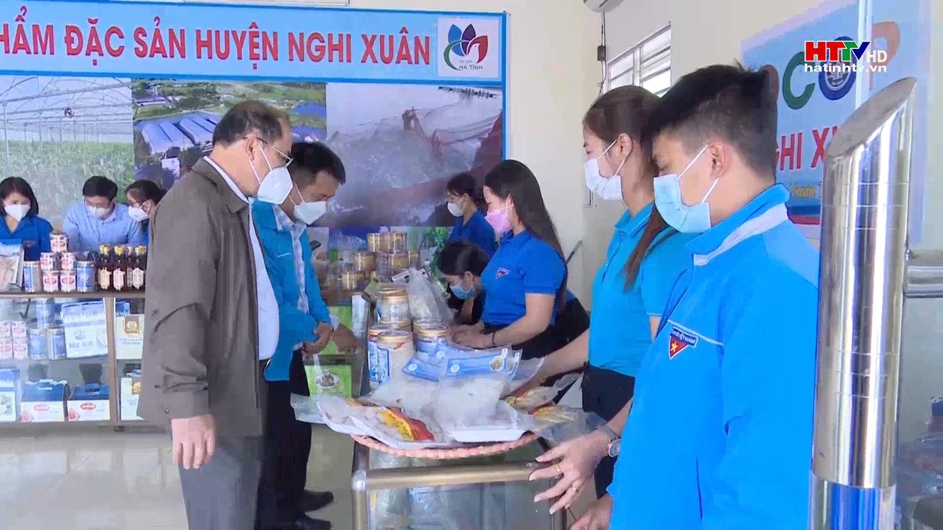 Huyện đoàn Nghi xuân ra mắt công trình quét mã QR sản phẩm OCOP