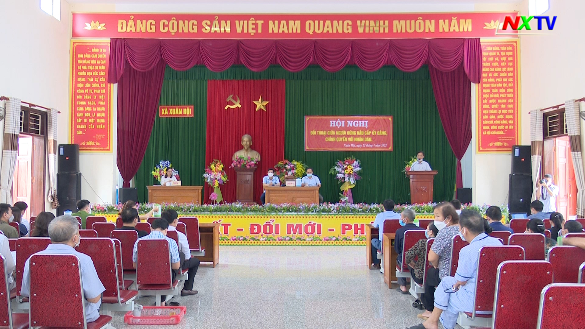 Xã Xuân Hội đối thoại giữa người đứng đầu cấp ủy Đảng, chính quyền với Nhân dân