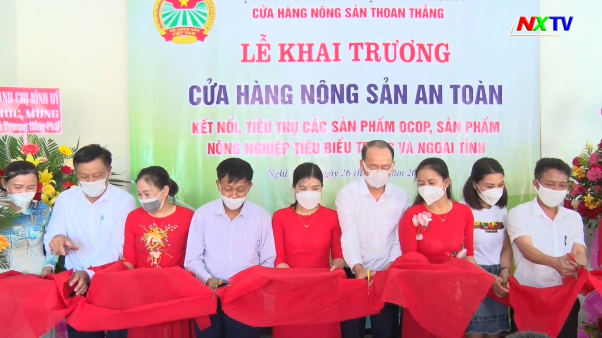 Hội Nông dân Nghi Xuân khai trương cửa hàng nông sản sạch số 3