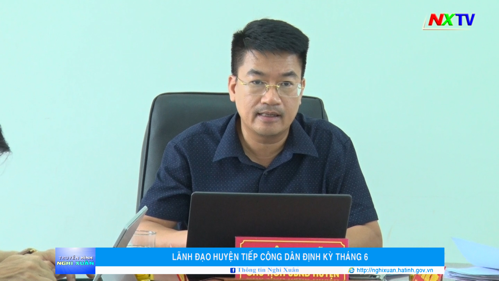 Lãnh đạo huyện tiếp công dân định kỳ tháng 6