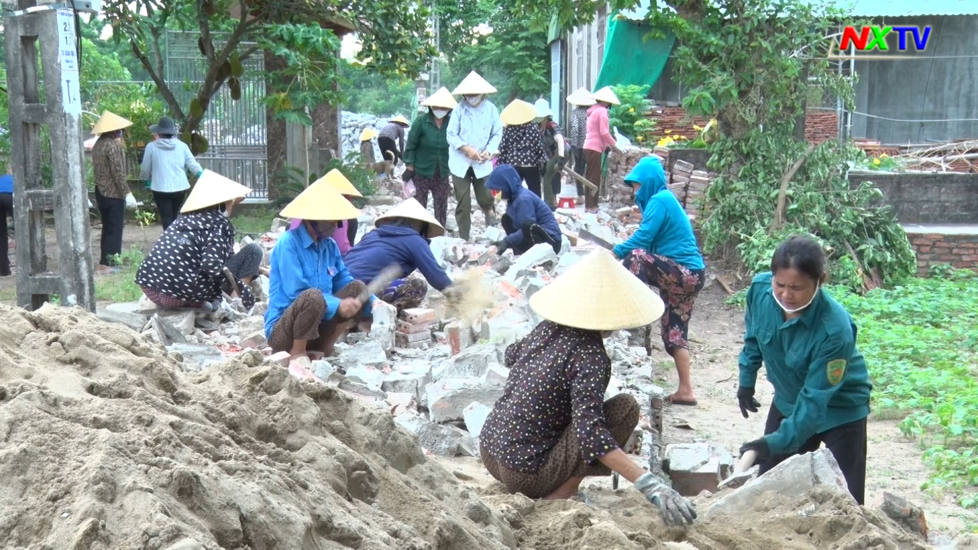 Nhân dân Đan Trường hiến đất mở rộng nhiều tuyến đường