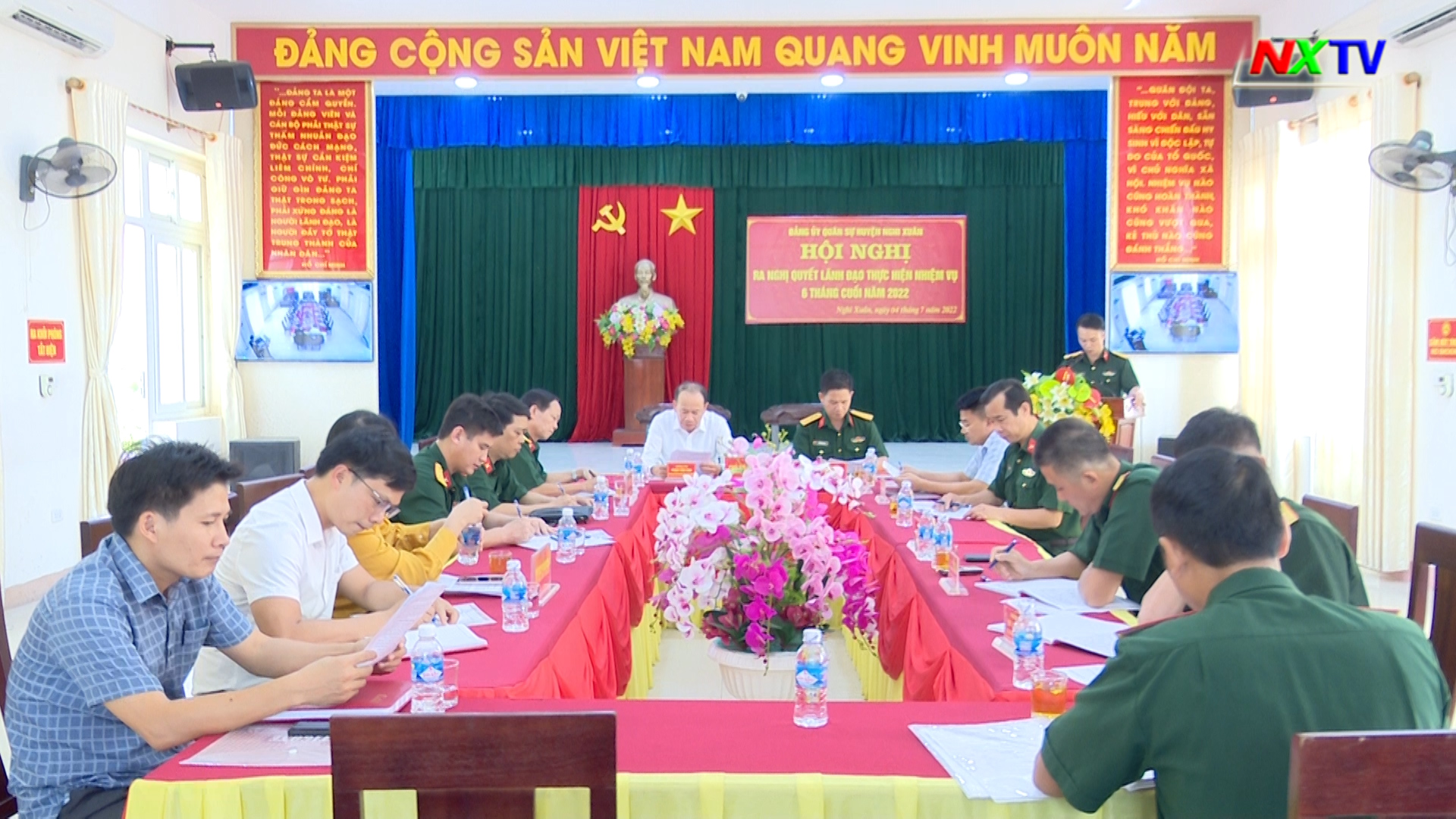 Đảng ủy Quân sự Nghi Xuân ra nghị quyết lãnh đạo thực hiện nhiệm vụ 6 tháng cuối năm