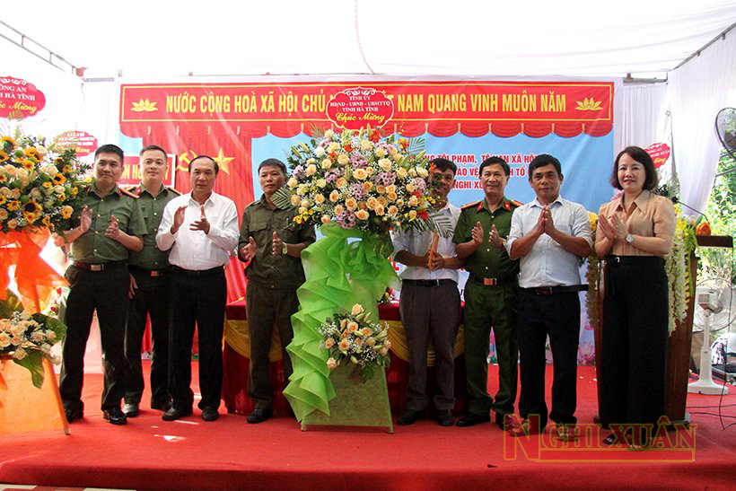 Trưởng ban Tổ chức Tỉnh ủy chung vui "Ngày hội toàn dân bảo vệ an ninh Tổ quốc" tại Nghi Xuân