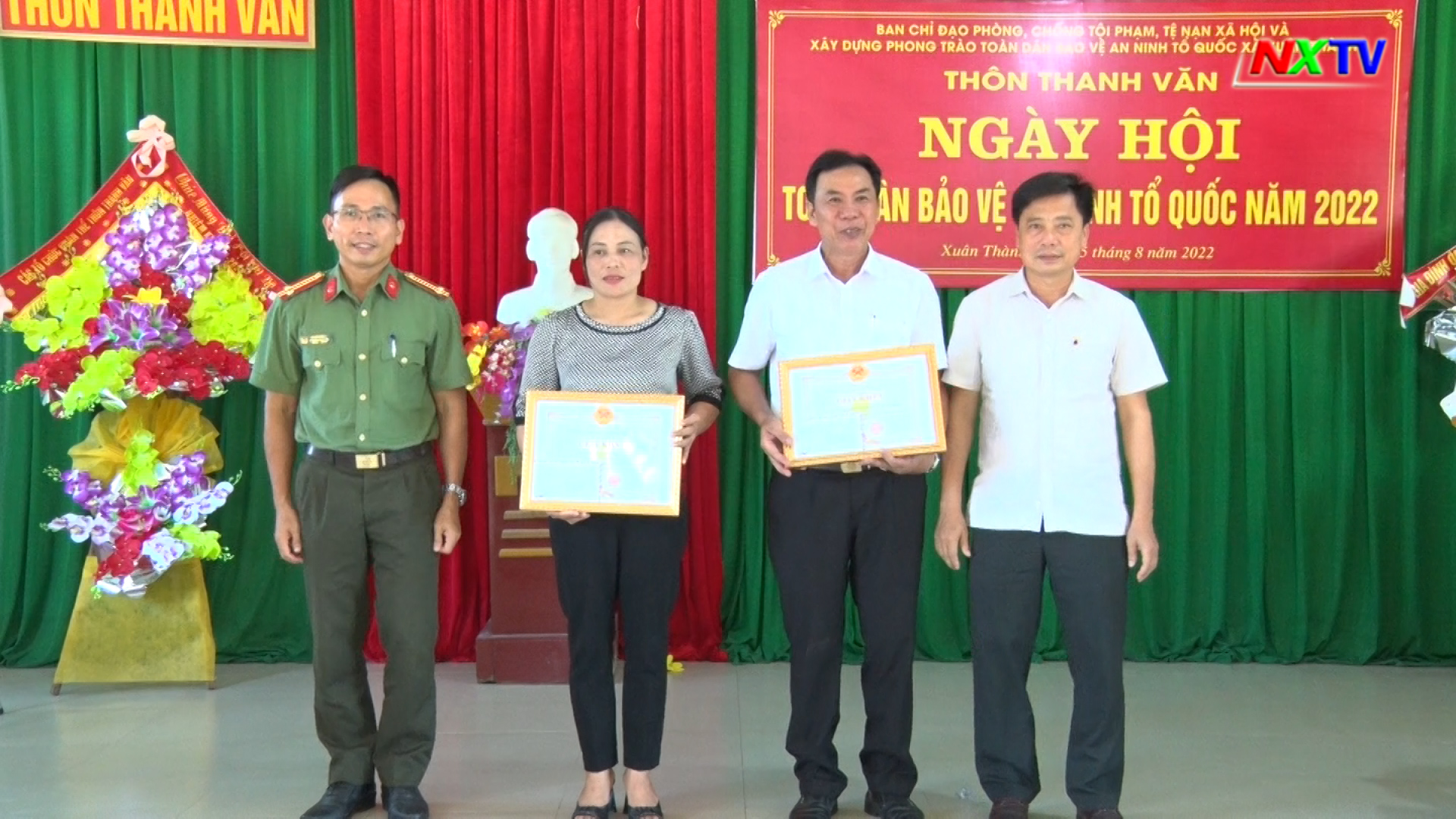 Ngày hội “Toàn dân bảo vệ an ninh Tổ quốc” tại thôn Thanh Văn, xã Xuân Thành