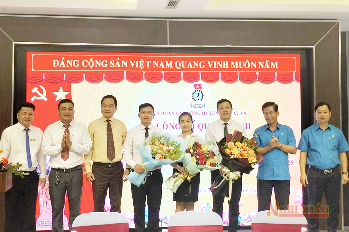 Thành lập Công đoàn cơ sở Công ty Cổ phần đầu tư và phát triển đô thị mới Sông Lam