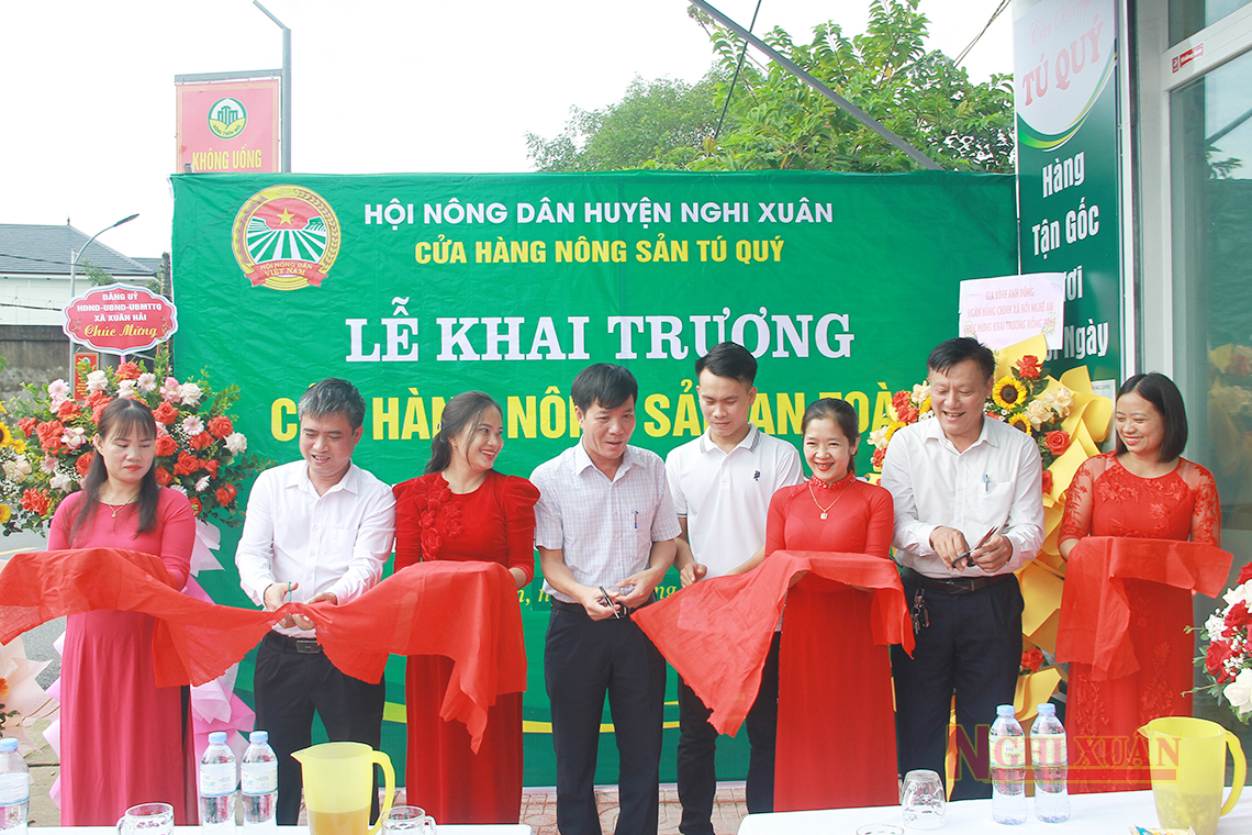 Nghi Xuân khai trương cửa hàng thực phẩm sạch thứ 5