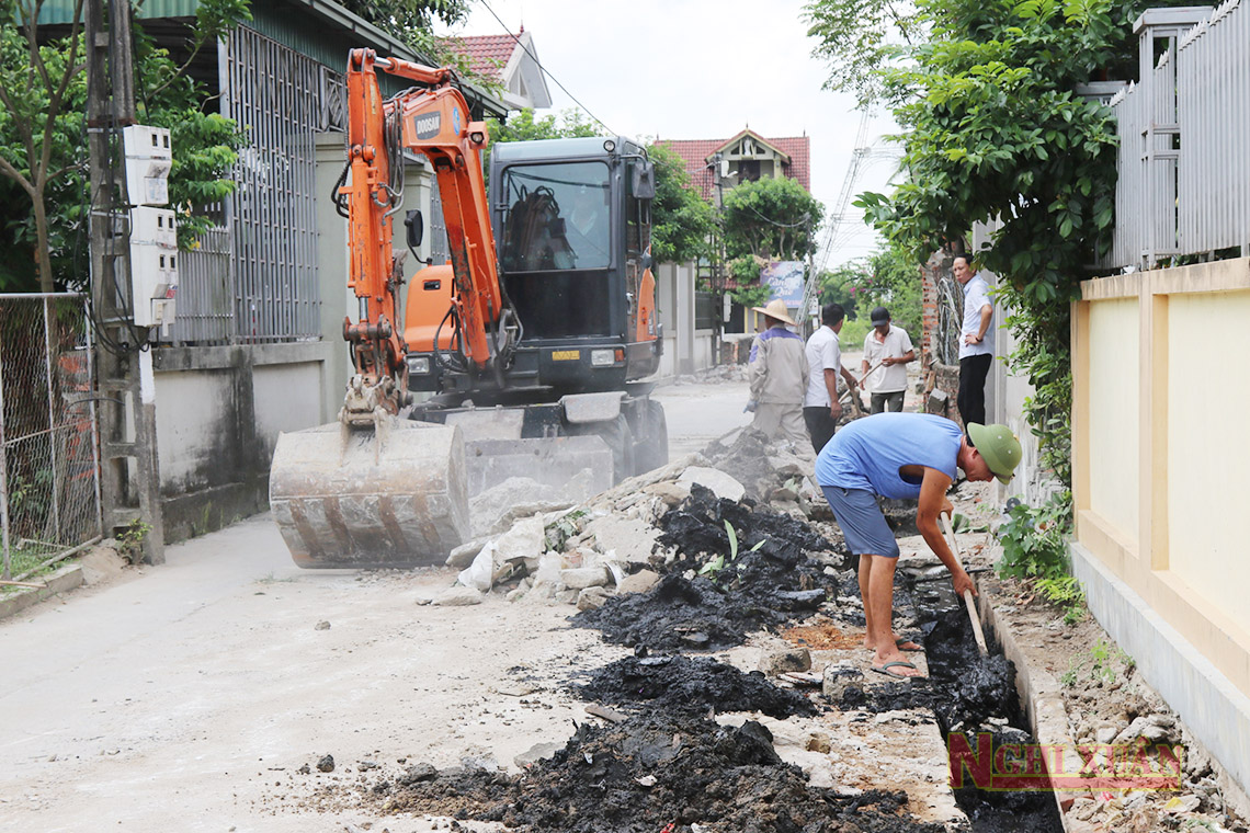 Thị trấn Xuân An phát động  60 ngày cao điểm  xây dựng đô thị văn minh