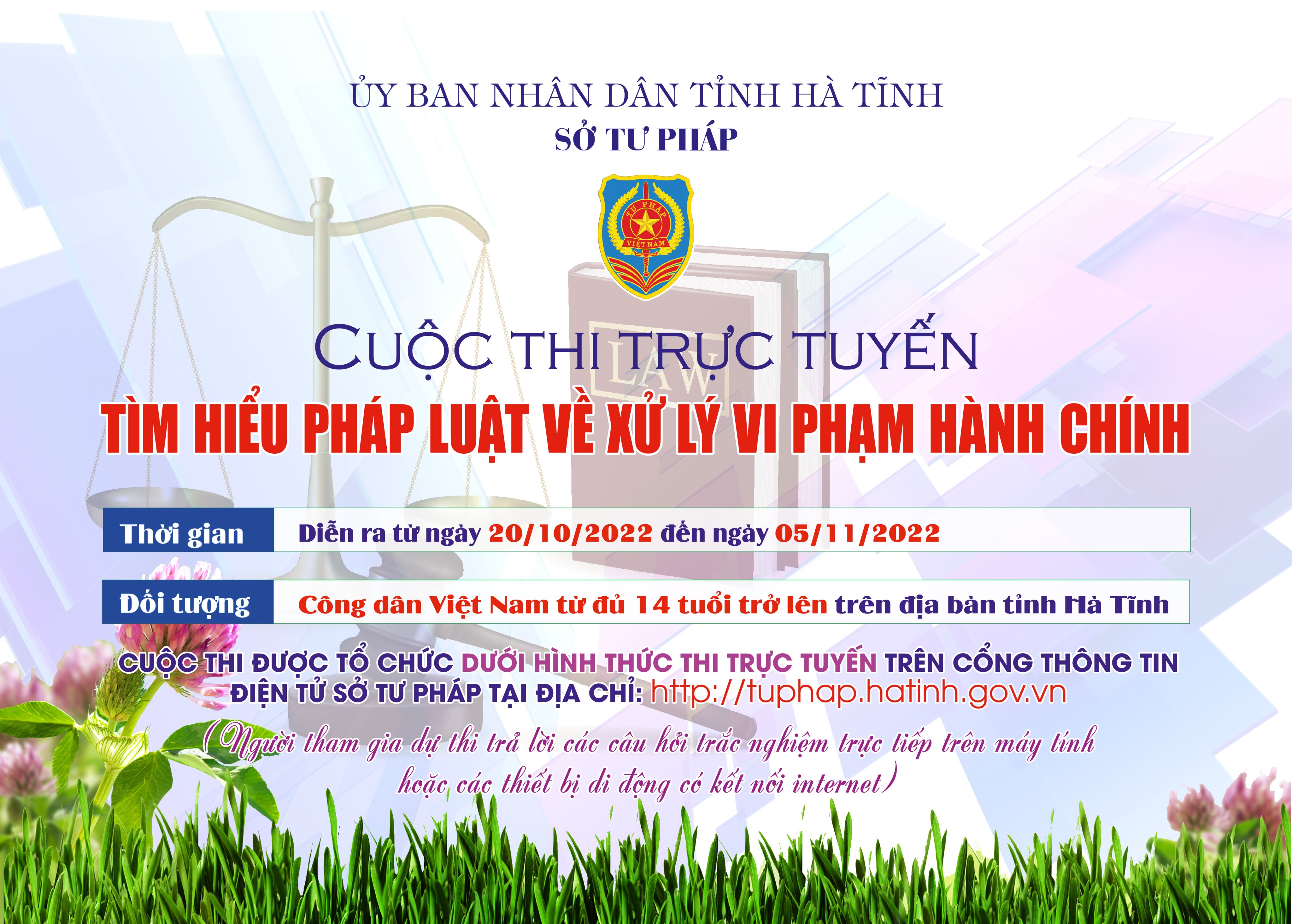 Hưởng ứng Cuộc thi trực tuyến “Tìm hiểu pháp luật về xử lý vi phạm hành chính”