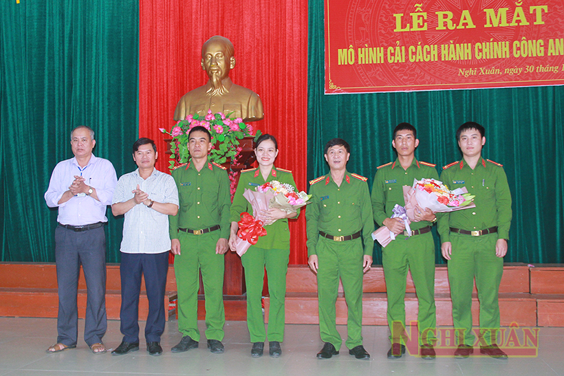 Ra mắt mô hình “Cải cách hành chính công an cấp xã” đầu tiên ở Nghi Xuân